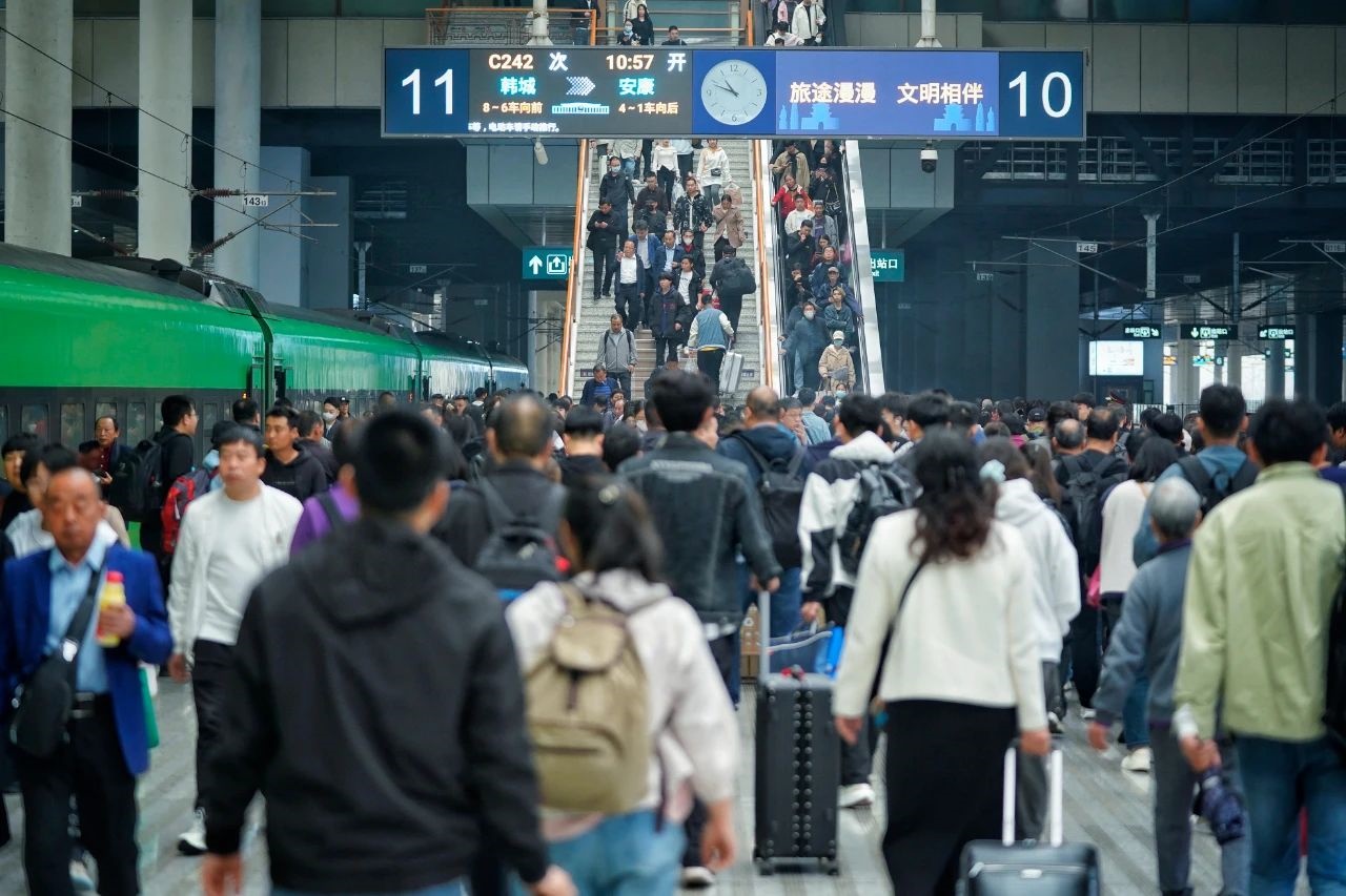 鐵路“五一”小長假運輸今日啟動。國鐵集團(tuán)供圖