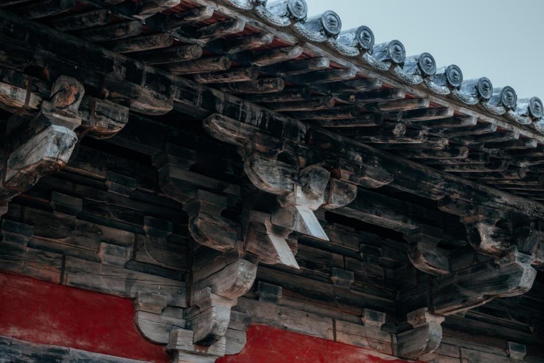 高平市崇明寺古建筑局部。邱活攝